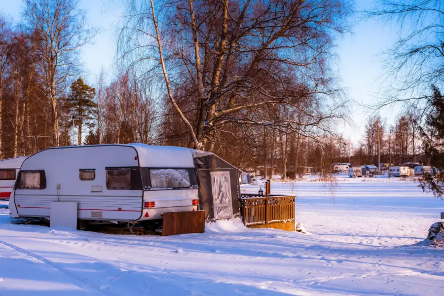 De Haeghehorst winterkamperen camper